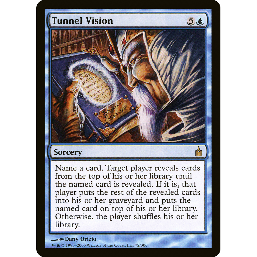 Tunnel Vision (RAV-072) - Ravnica: City of Guilds
