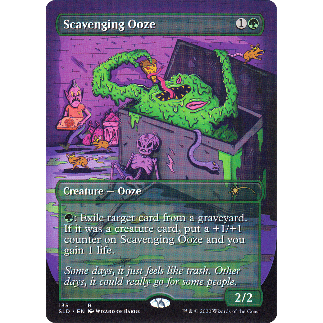 Scavenging Ooze (SLD-135) - Secret Lair Drop (Borderless)