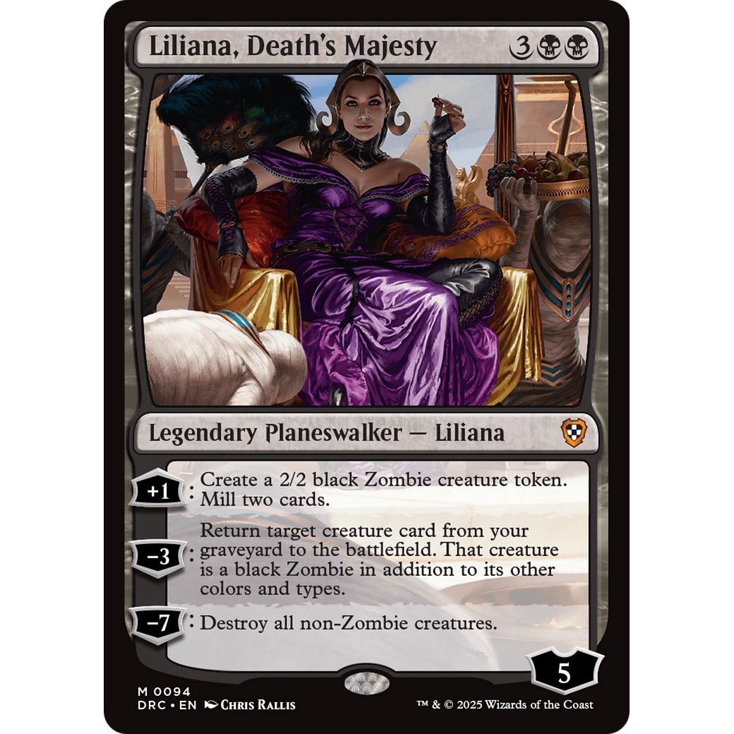 Liliana, Death's Majesty (DRC-094) - Commander: Aetherdrift