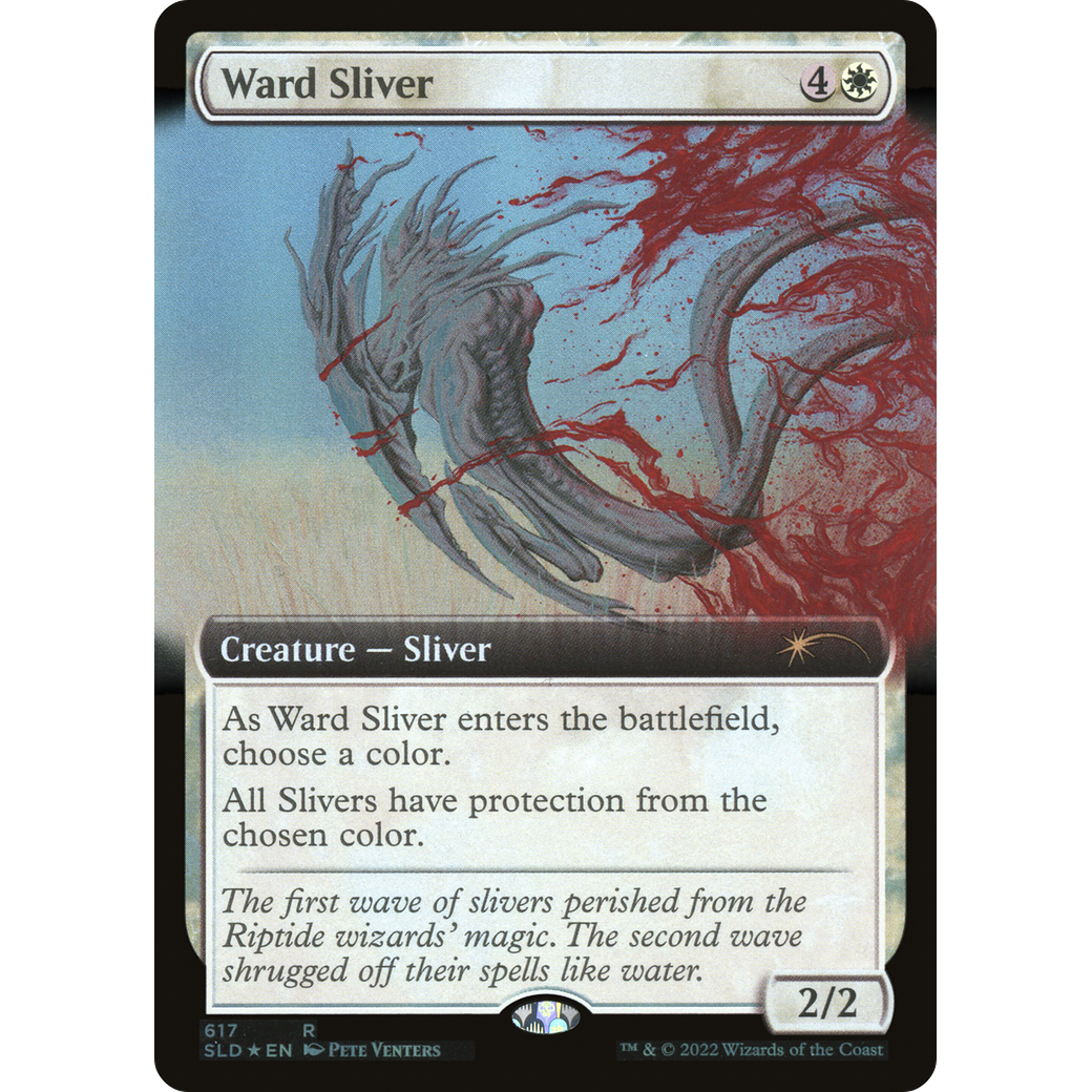 Ward Sliver (Extended Art) (SLD-617) - Secret Lair Drop: (Extended Art) Foil