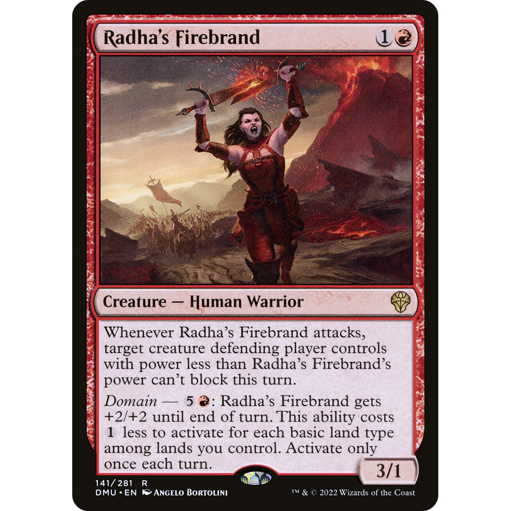 Radha's Firebrand (DMU-141) - Dominaria United