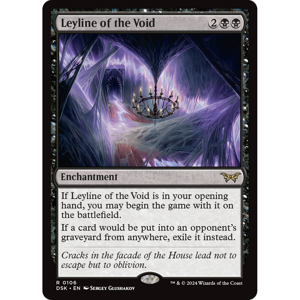 Leyline of the Void (DSK-106) - Duskmourn: House of Horror Foil