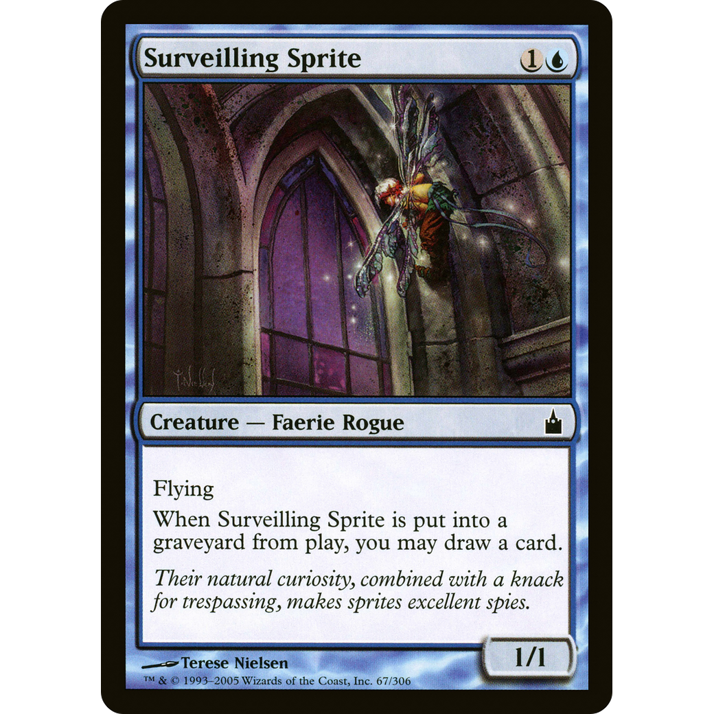 Surveilling Sprite (RAV-067) - Ravnica: City of Guilds Foil