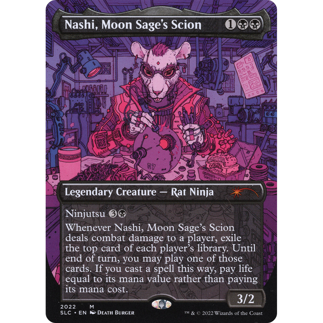 Nashi, Moon Sage's Scion (SLC-2022) - Secret Lair Countdown Kit (Borderless)