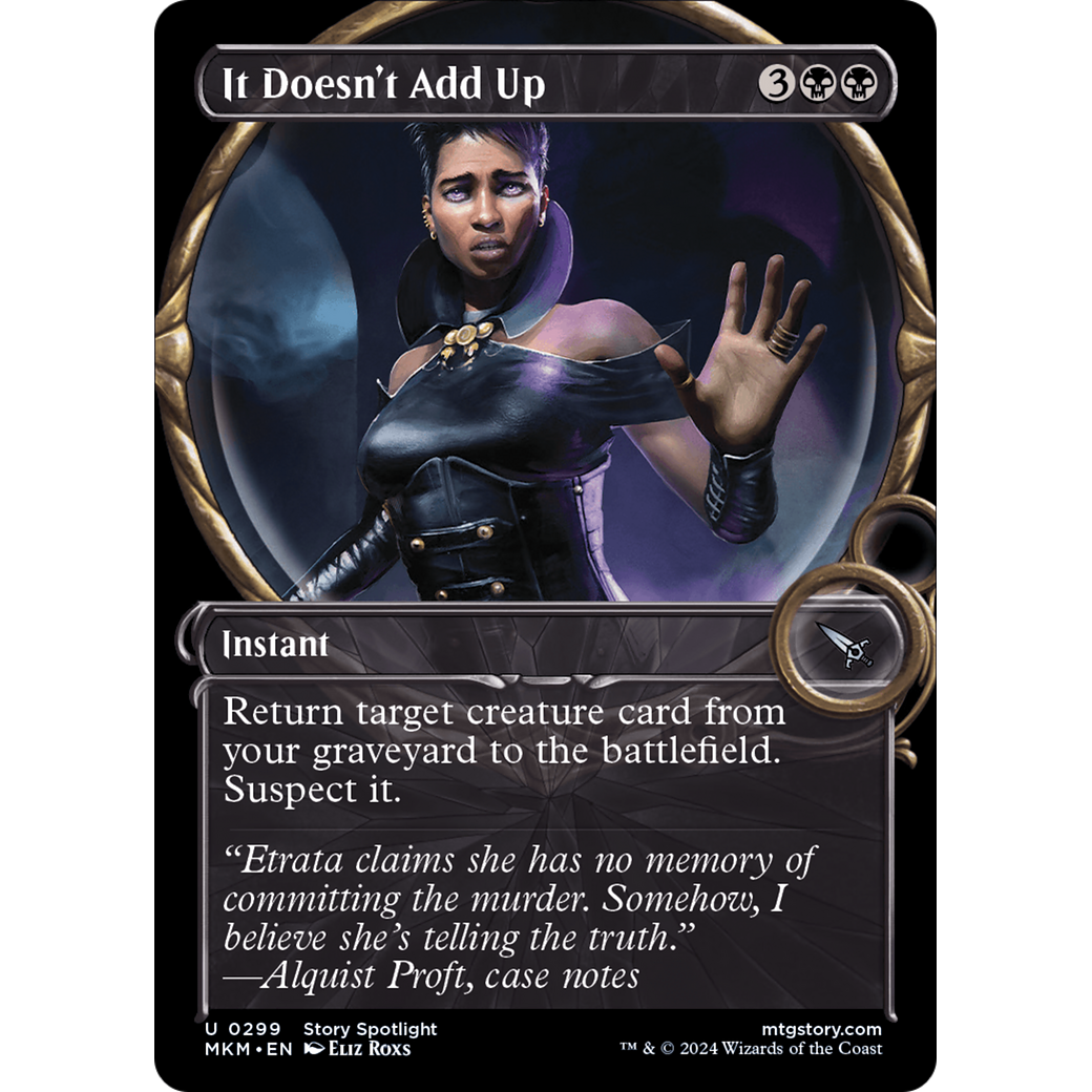 It Doesn't Add Up (MKM-299) - Murders at Karlov Manor: (Showcase) Foil
