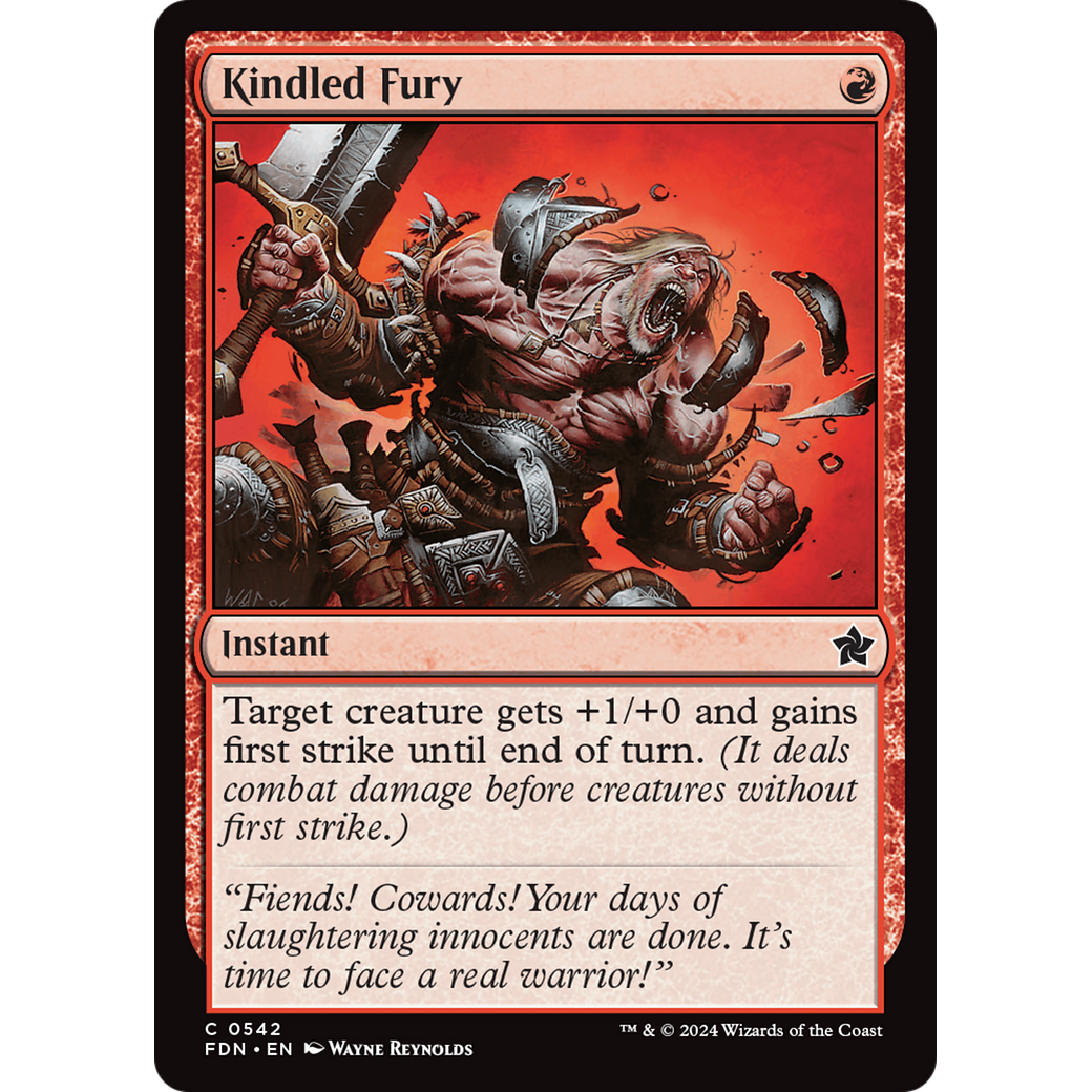 Kindled Fury (FDN-542) - Foundations