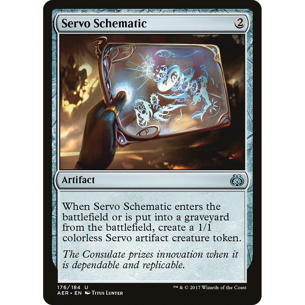 Servo Schematic (AER-176) - Aether Revolt