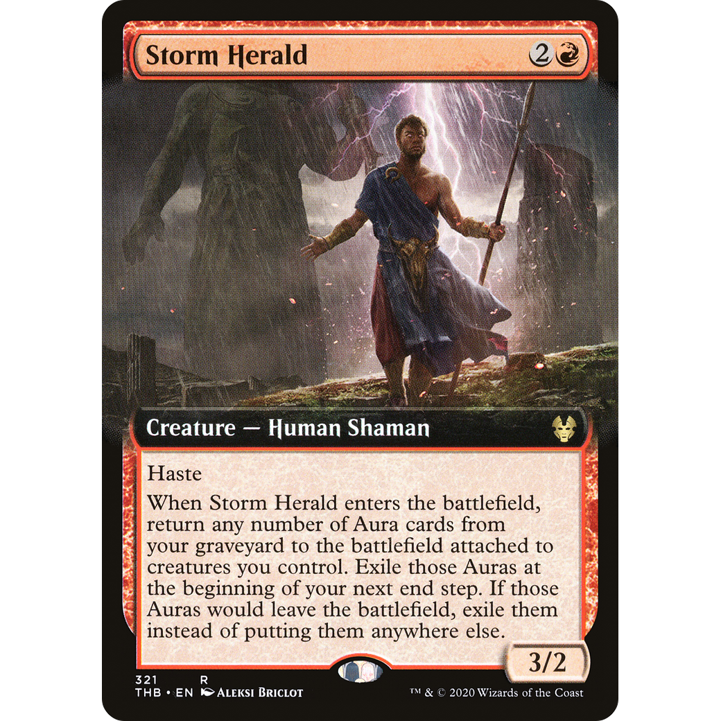 Storm Herald (Extended Art) (THB-321) - Theros Beyond Death: (Extended Art) Foil