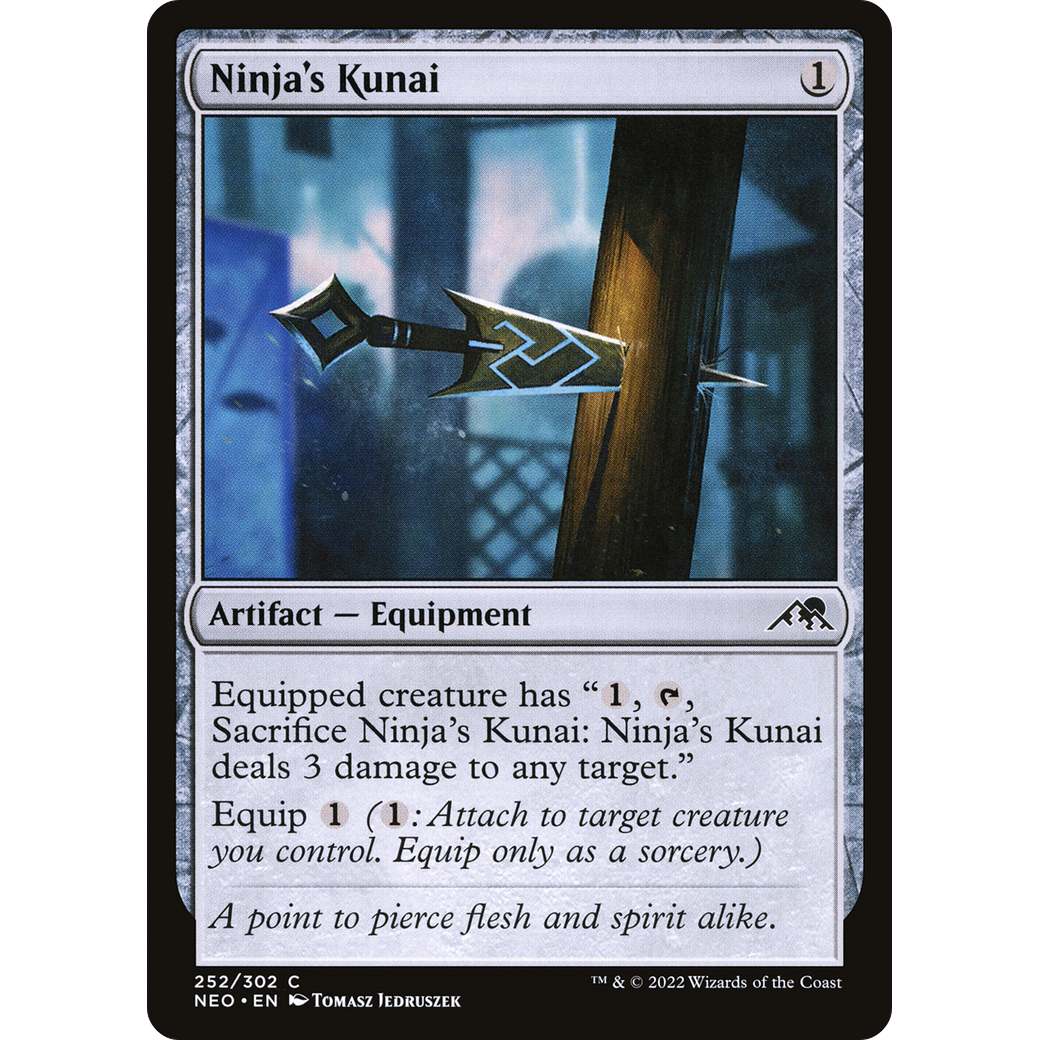 Ninja's Kunai (NEO-252) - Kamigawa: Neon Dynasty