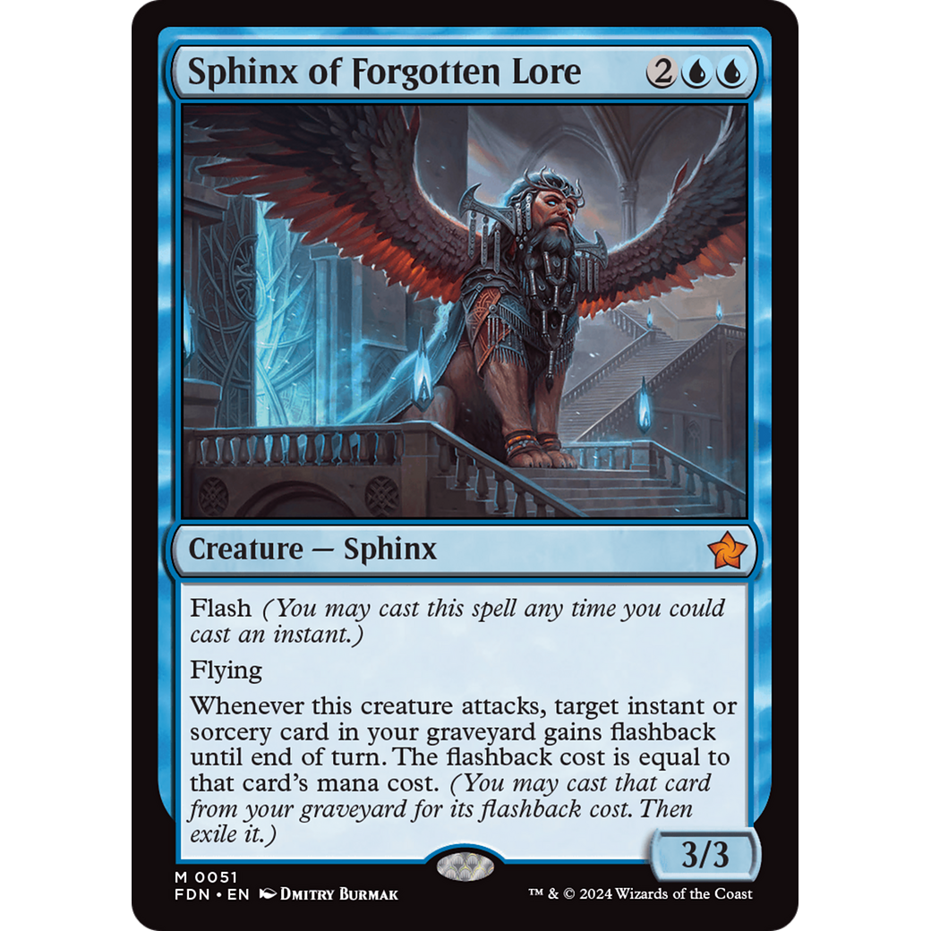 Sphinx of Forgotten Lore (FDN-051) - Foundations Foil