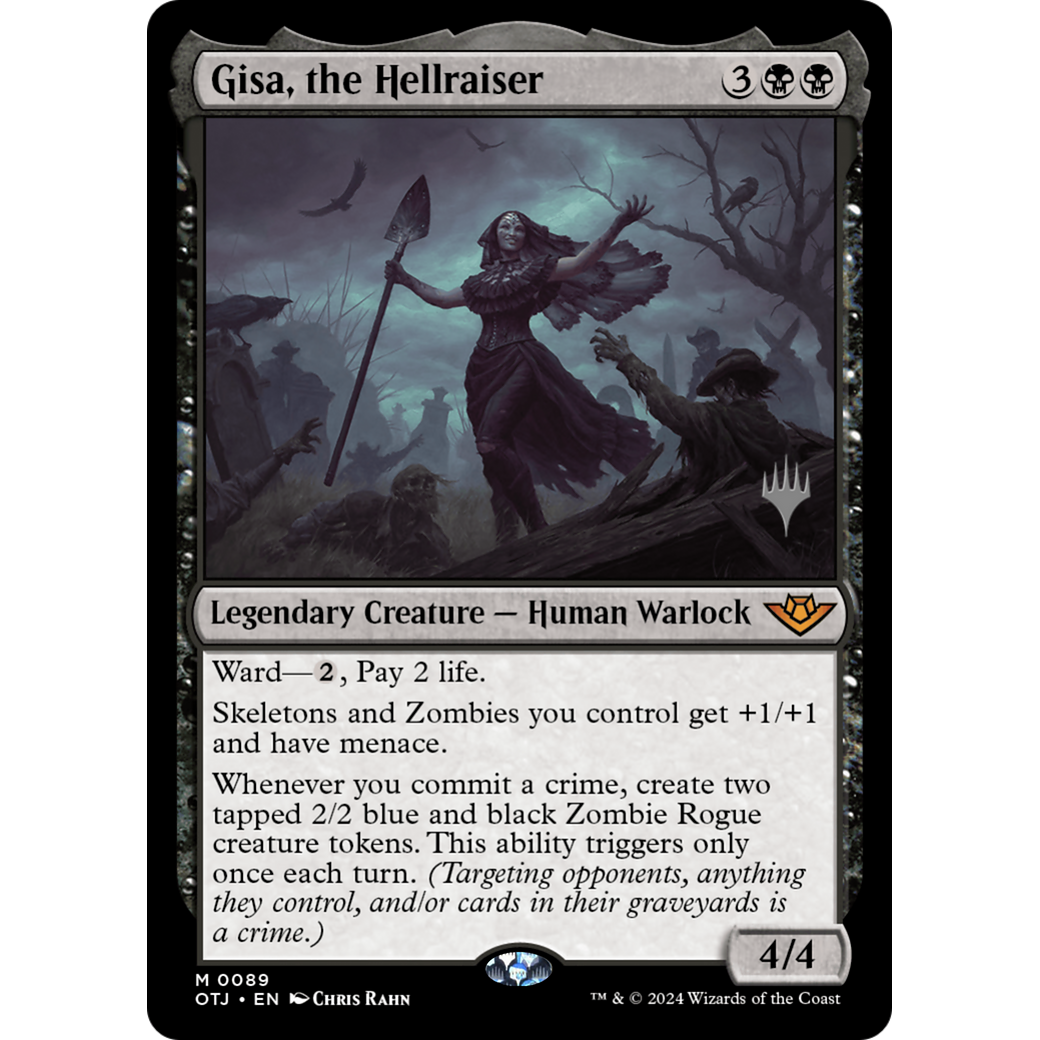 Gisa, the Hellraiser (PPOTJ-89P) - Outlaws of Thunder Junction Promos Foil