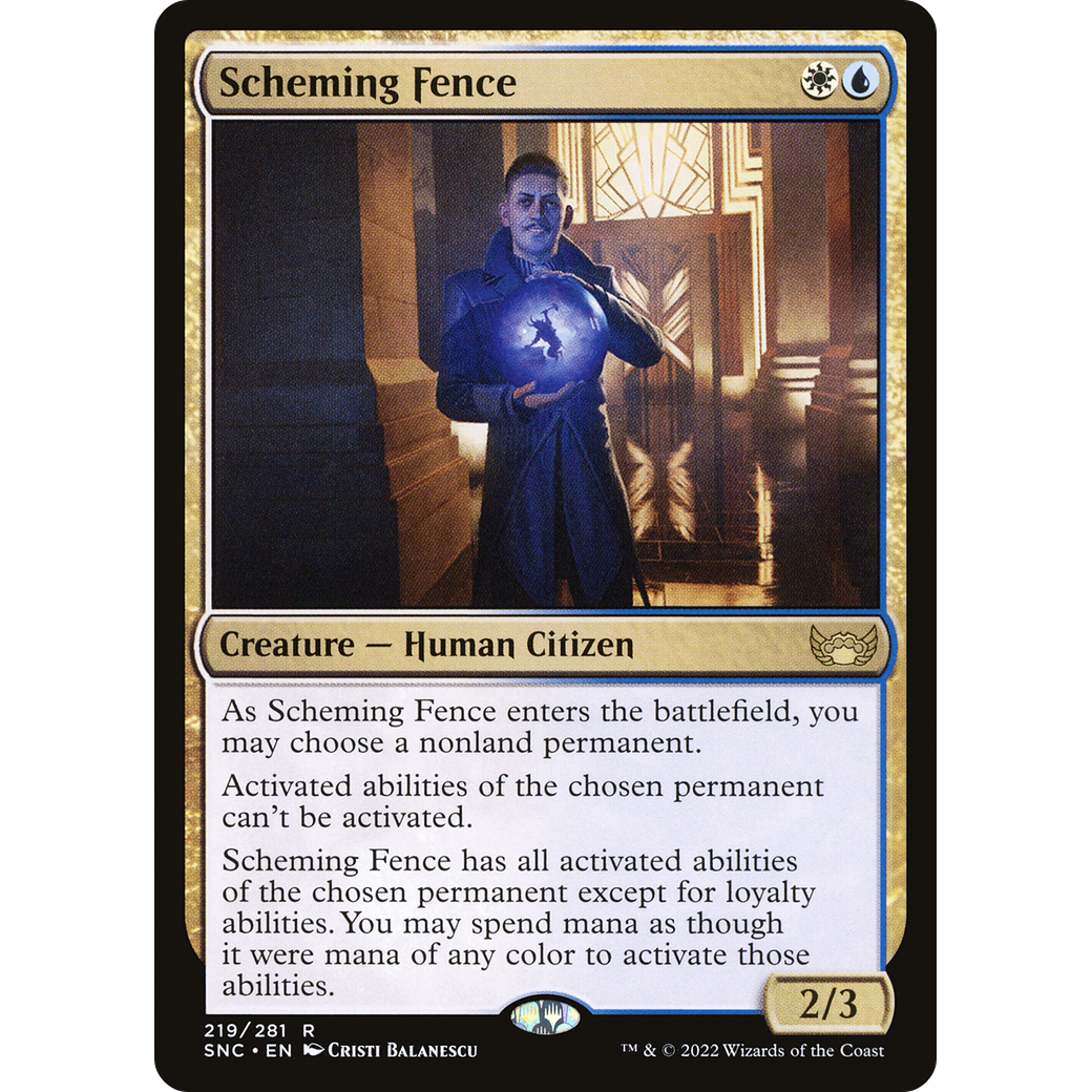 Scheming Fence (SNC-219) - Streets of New Capenna