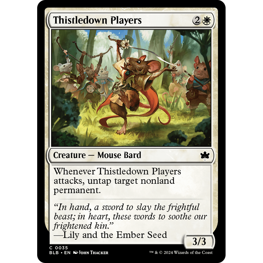 Thistledown Players (BLB-035) - Bloomburrow Foil