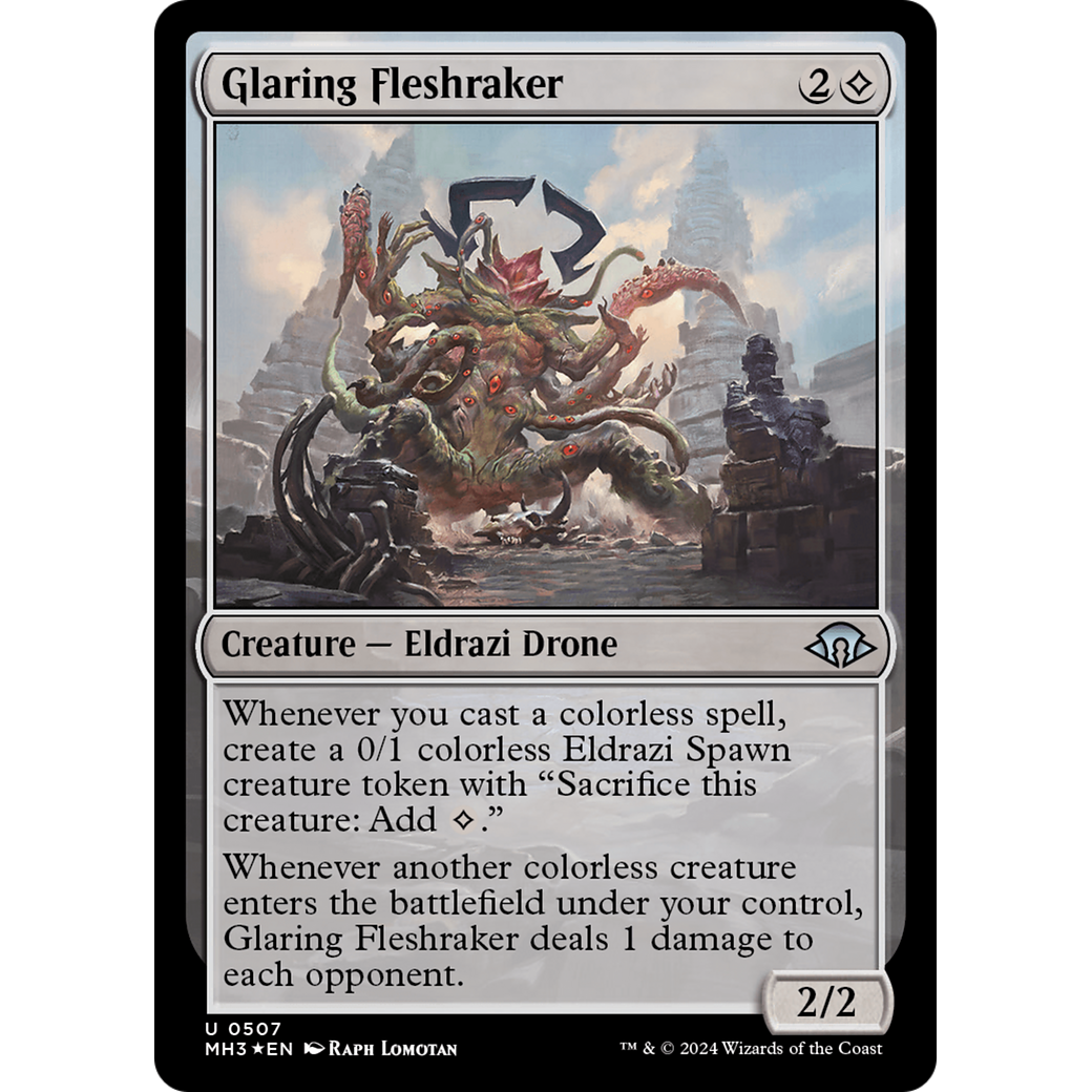 Glaring Fleshraker (MH3-507) - Modern Horizons 3 Foil