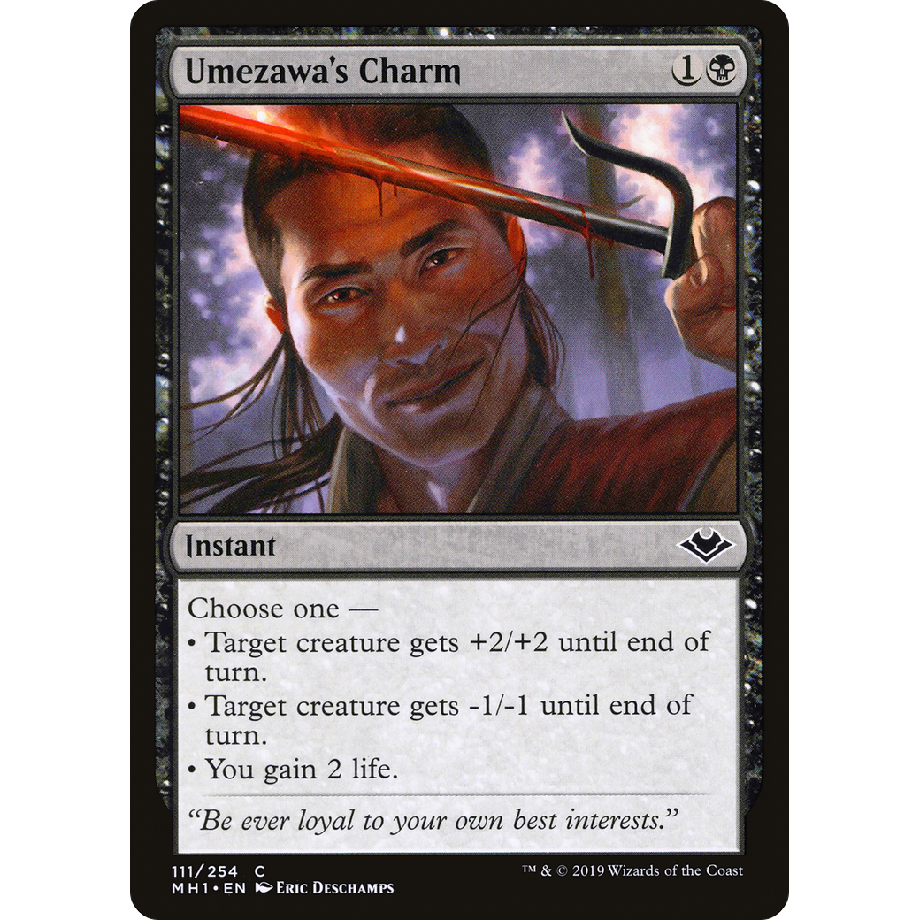 Umezawa's Charm (MH1-111) - Modern Horizons Foil