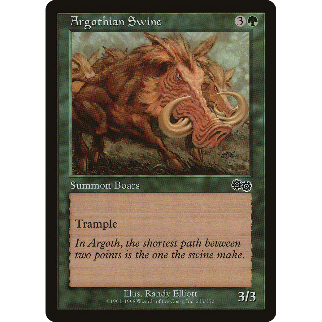 Argothian Swine (USG-235) - Urza's Saga