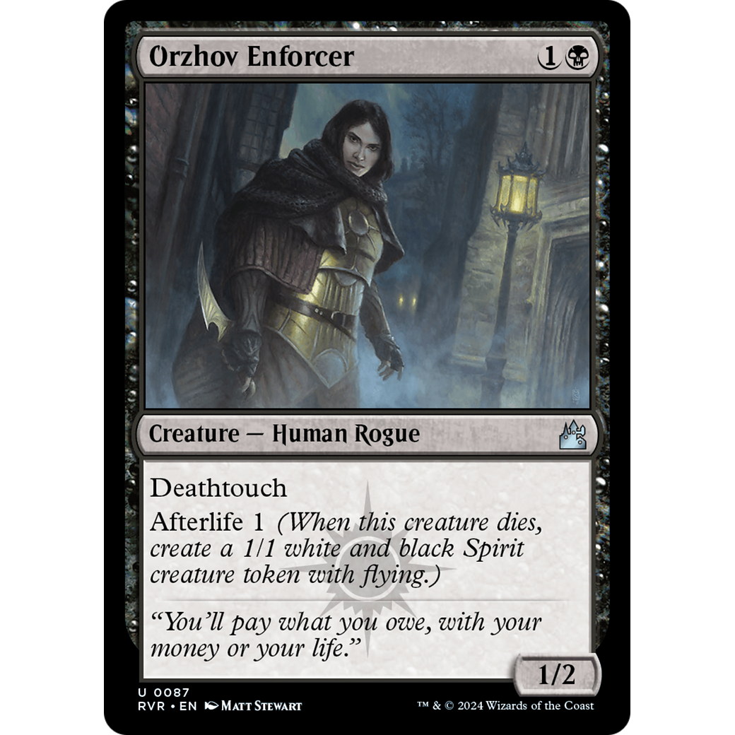 Orzhov Enforcer (RVR-087) - Ravnica Remastered
