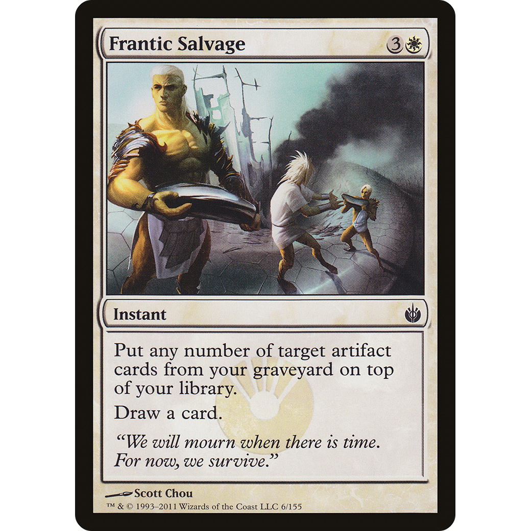 Frantic Salvage (MBS-006) - Mirrodin Besieged Foil