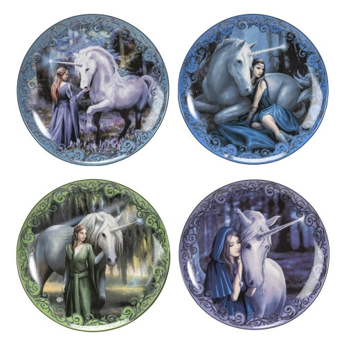 Anne Stokes Dessert Plate Collection Sets