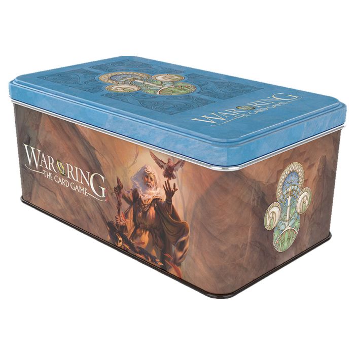 War of the Ring Card Game: Free Peoples Card Box and Sleeves (Radagast Version)
