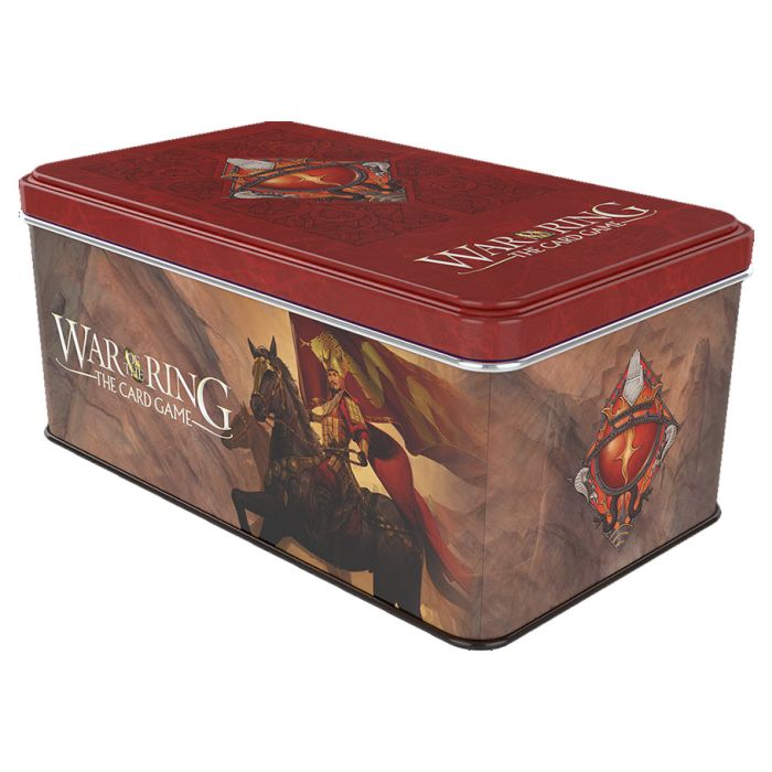 War of the Ring: the Card Game - Shadow Card Box and Sleeves (Red Bannerman Version) War of the Ring: the Card Game - Shadow Card Box and Sleeves (Red Bannerman Version)