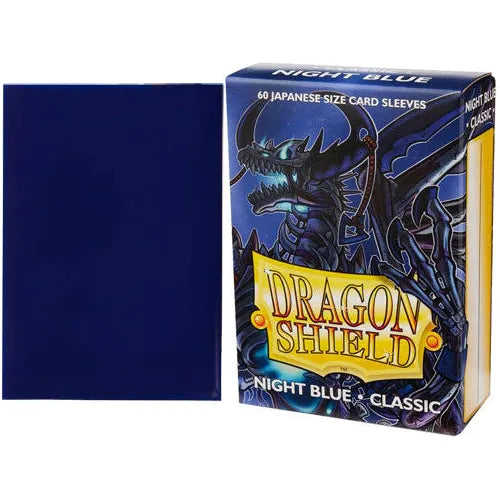 Dragon Shield: Night Blue Classic Japanese Size 60ct Sleeves