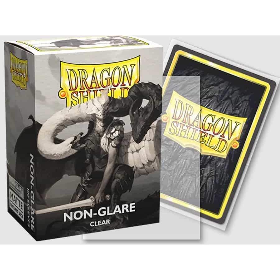 Dragon Shield: Clear Matte V2 100ct Non-Glare Sleeves