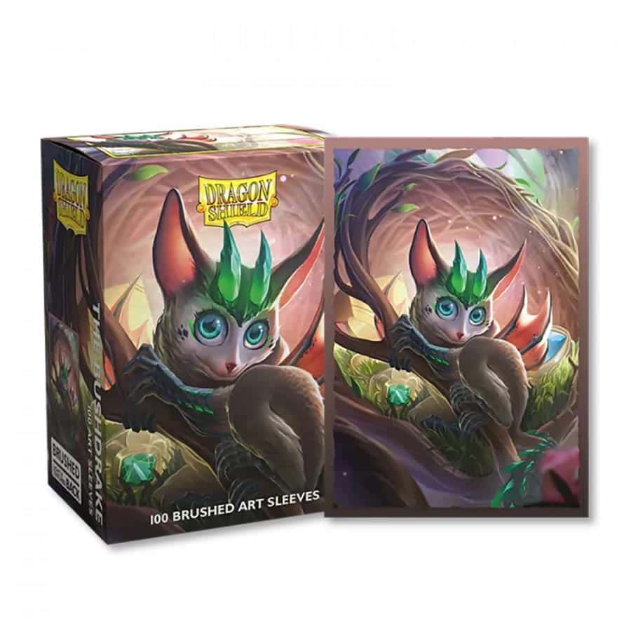 Dragon Shield: Spirit Animal Dragons - The Bushdrake 100ct Brushed Art Sleeves