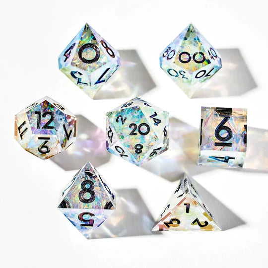 Aurora Bearealis 7-Piece Polyhedral Dice Set