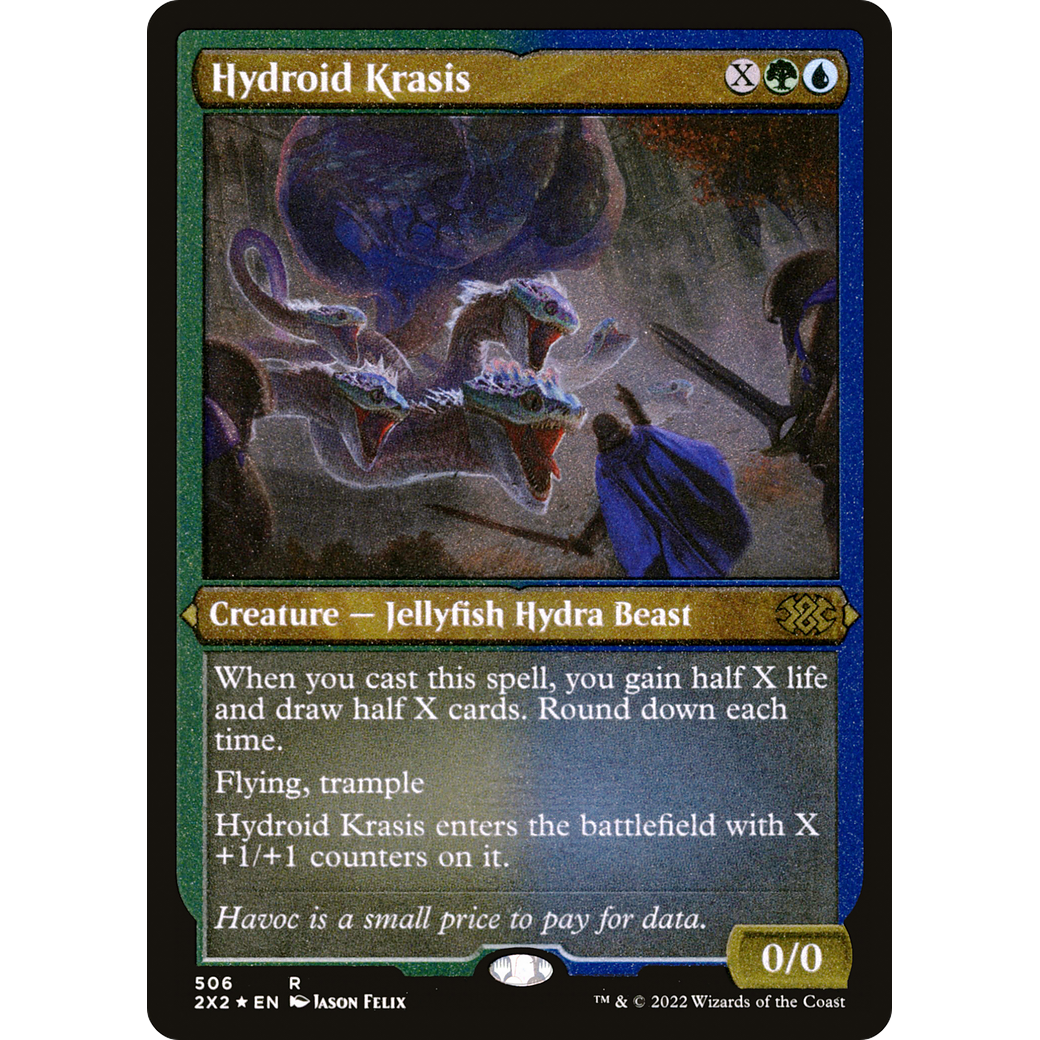 Hydroid Krasis (Foil Etched) (2X2-506) - Double Masters 2022 Foil