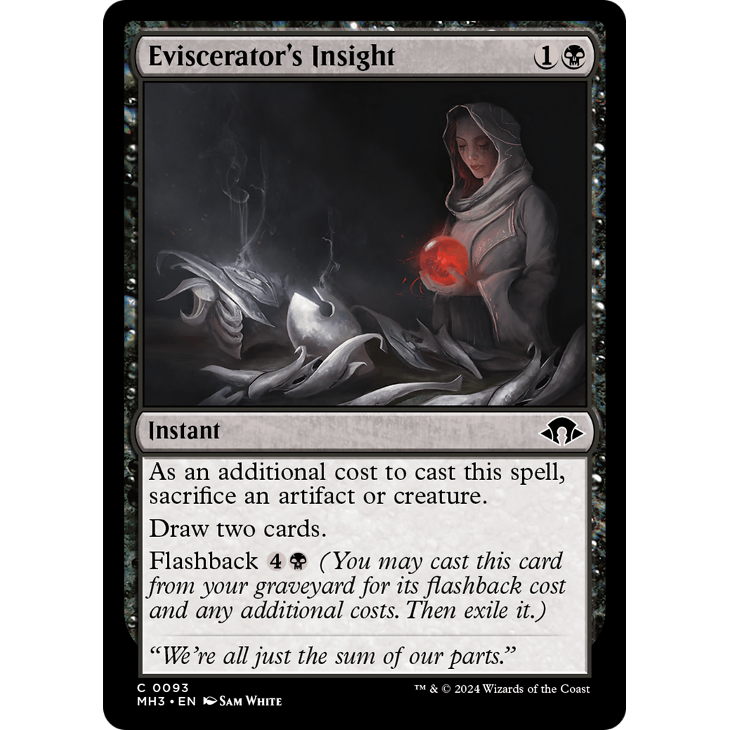 Eviscerator's Insight (MH3-093) - Modern Horizons 3 Foil