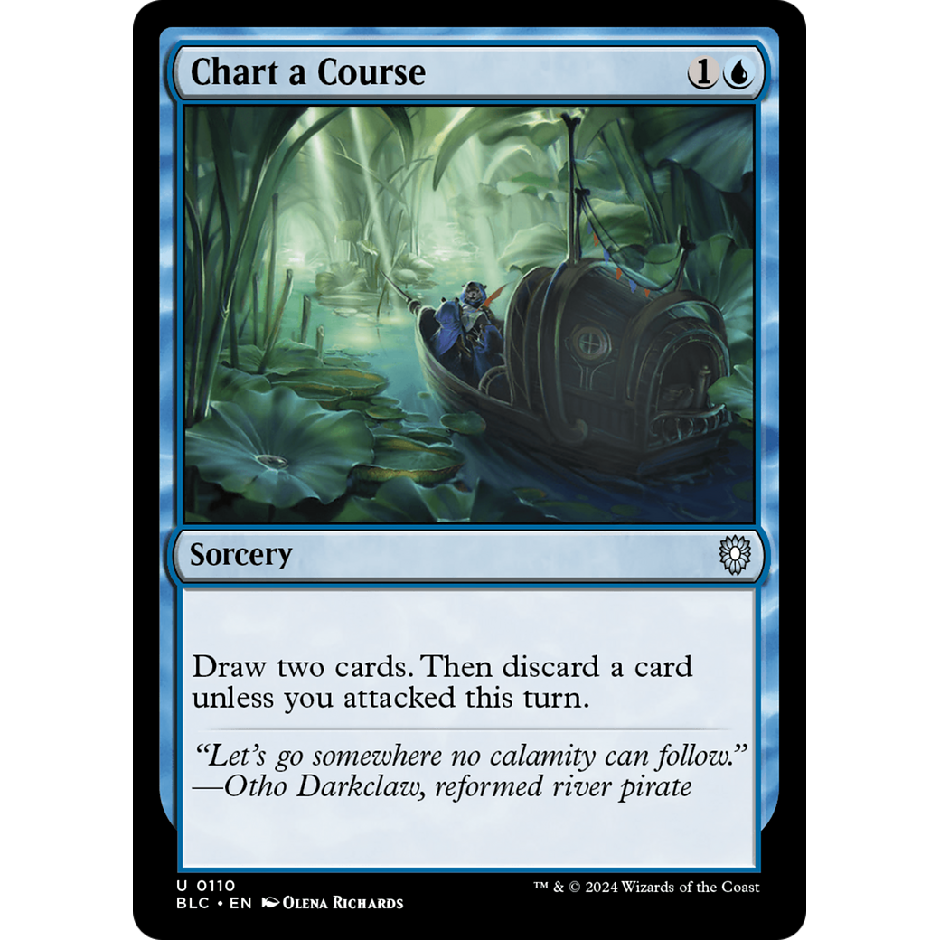 Chart a Course (BLC-110) - Bloomburrow Commander