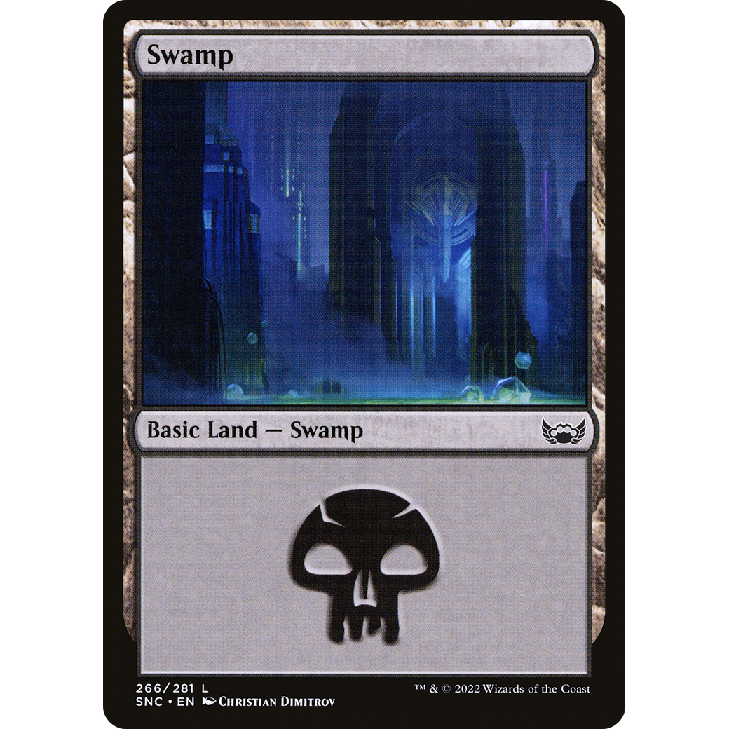 Swamp (266) (SNC-266) - Streets of New Capenna Foil