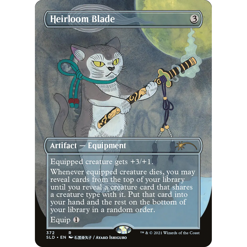 Heirloom Blade (SLD-372) - Secret Lair Drop (Borderless) Foil
