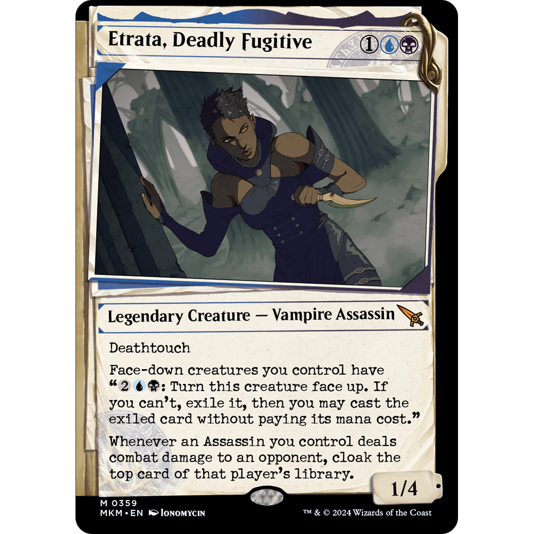 Etrata, Deadly Fugitive (MKM-359) - Murders at Karlov Manor: (Showcase) Foil