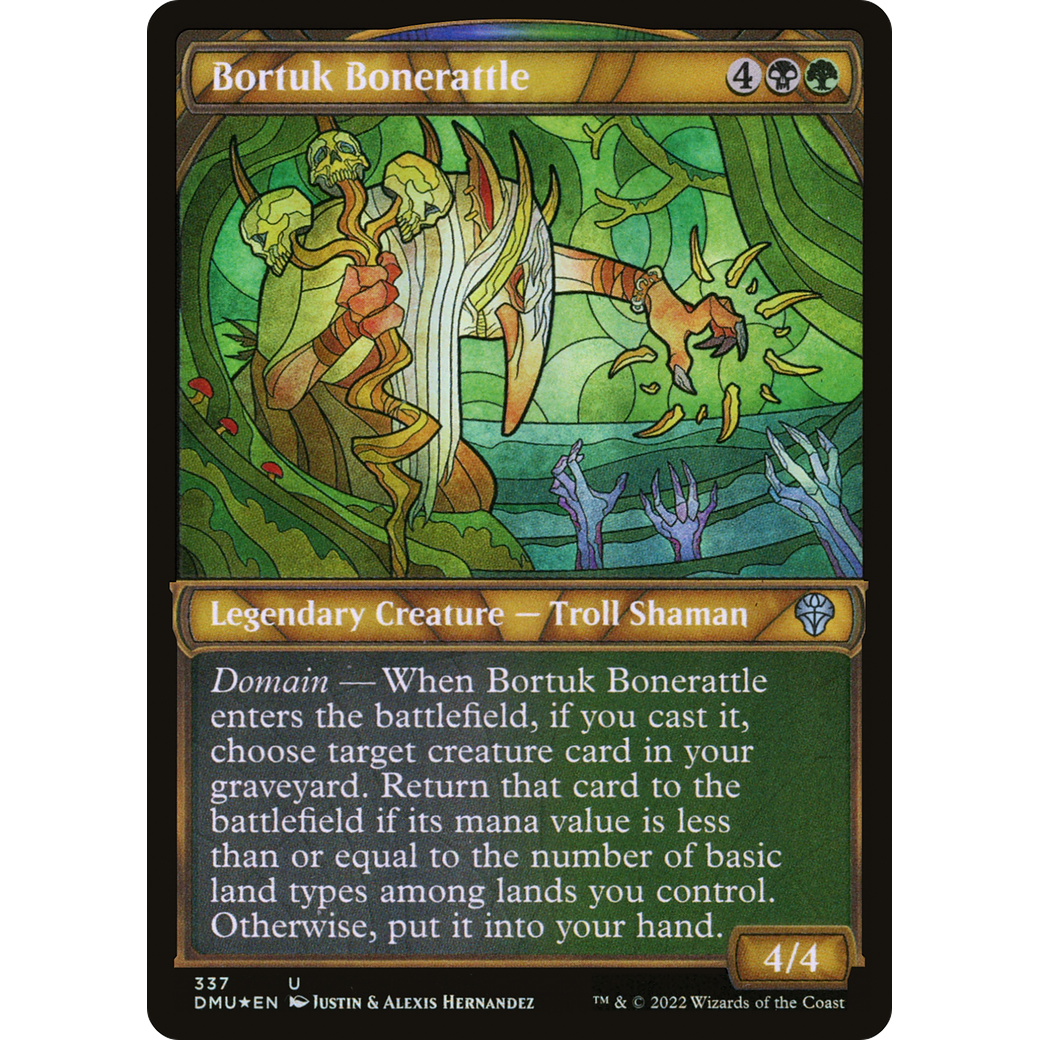Bortuk Bonerattle (Textured Foil) (DMU-337) - Dominaria United: (Showcase) Foil