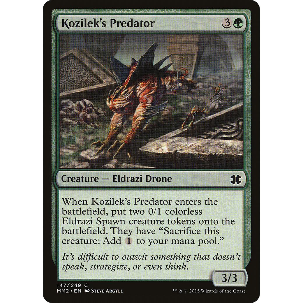 Kozilek's Predator (MM2-147) - Modern Masters 2015