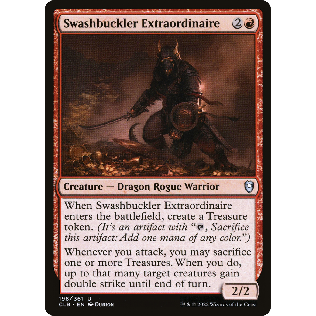 Swashbuckler Extraordinaire (CLB-198) - Commander Legends: Battle for Baldur's Gate