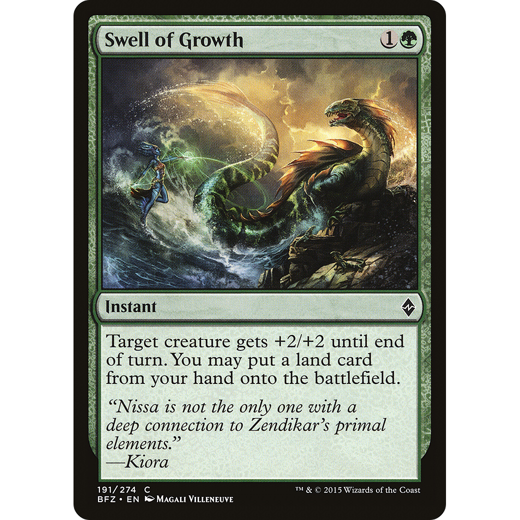 Swell of Growth (BFZ-191) - Battle for Zendikar Foil