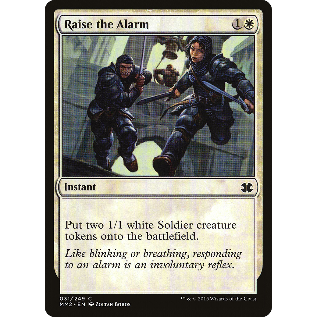 Raise the Alarm (MM2-031) - Modern Masters 2015 Foil