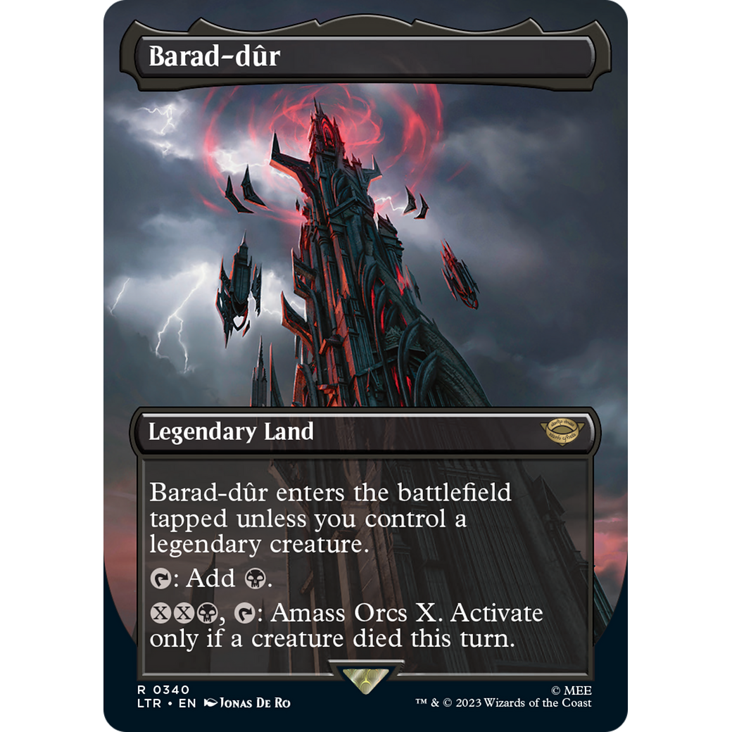 Barad-dûr (LTR-340) - The Lord of the Rings: Tales of Middle-earth (Borderless) Foil
