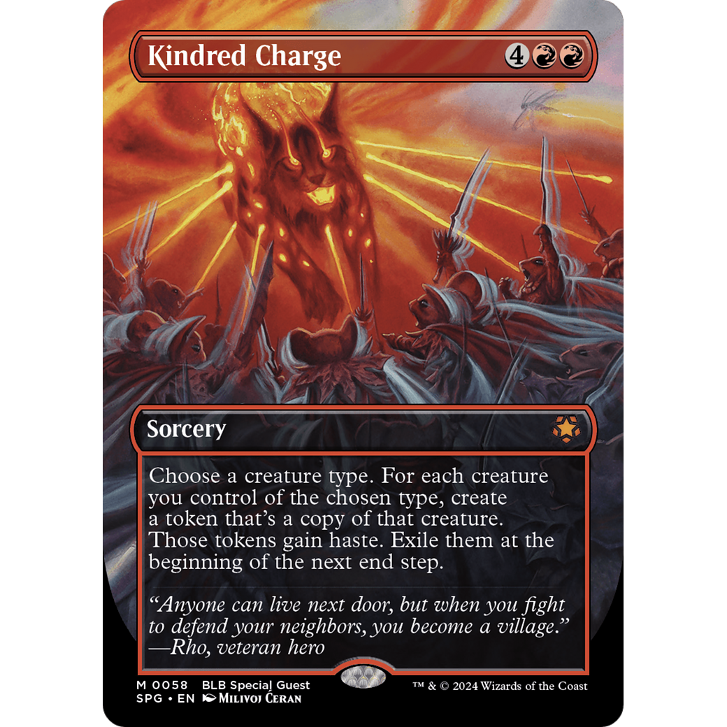 Kindred Charge (Borderless) (SPG-058) - Special Guests (Borderless)