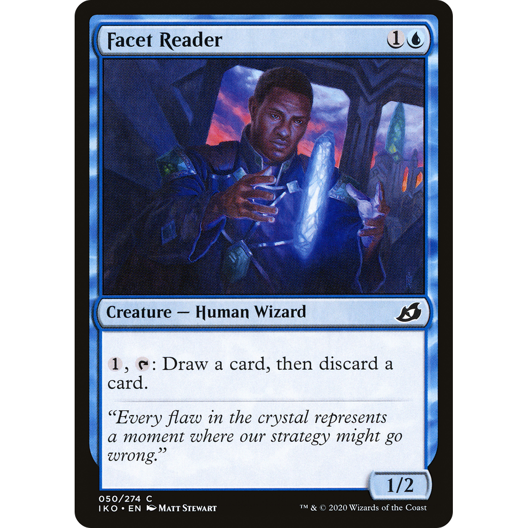 Facet Reader (IKO-050) - Ikoria: Lair of Behemoths Foil