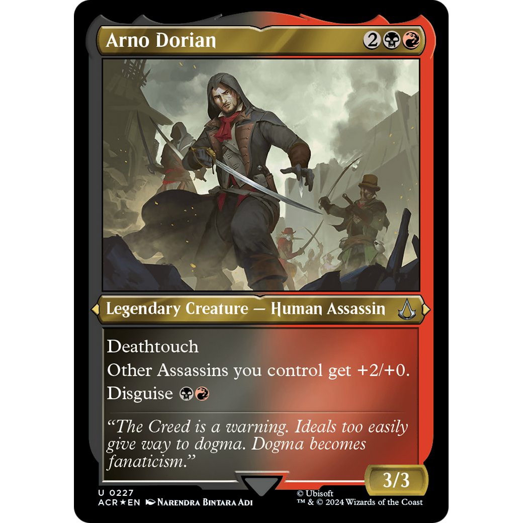 Arno Dorian (ACR-227) - Assassin's Creed Etched Foil