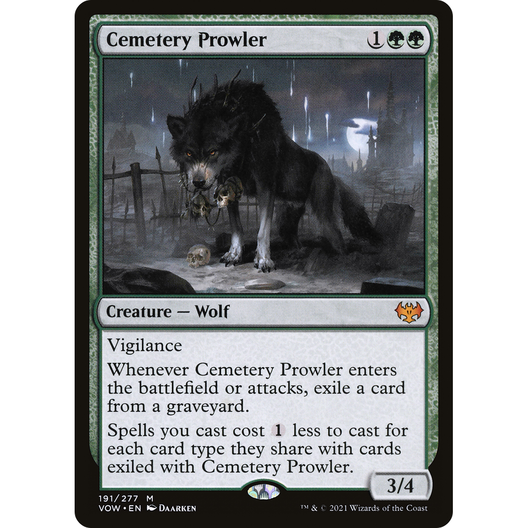 Cemetery Prowler (VOW-191) - Innistrad: Crimson Vow Foil