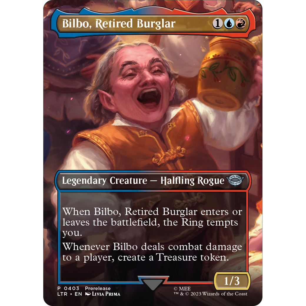 Bilbo, Retired Burglar (LTR-403) - The Lord of the Rings: Tales of Middle-earth (Borderless) Foil