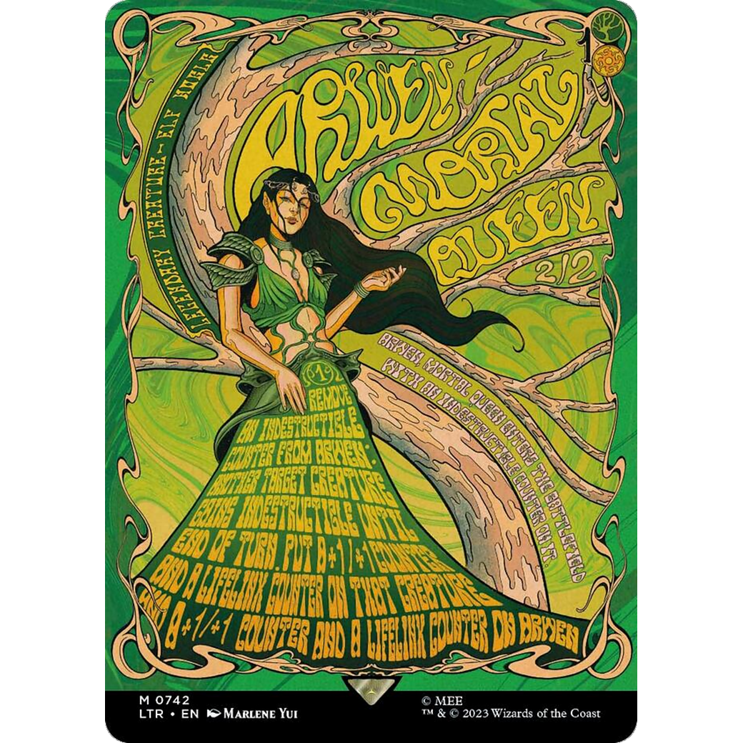 Arwen, Mortal Queen (LTR-742) - The Lord of the Rings: Tales of Middle-earth (Borderless) Foil