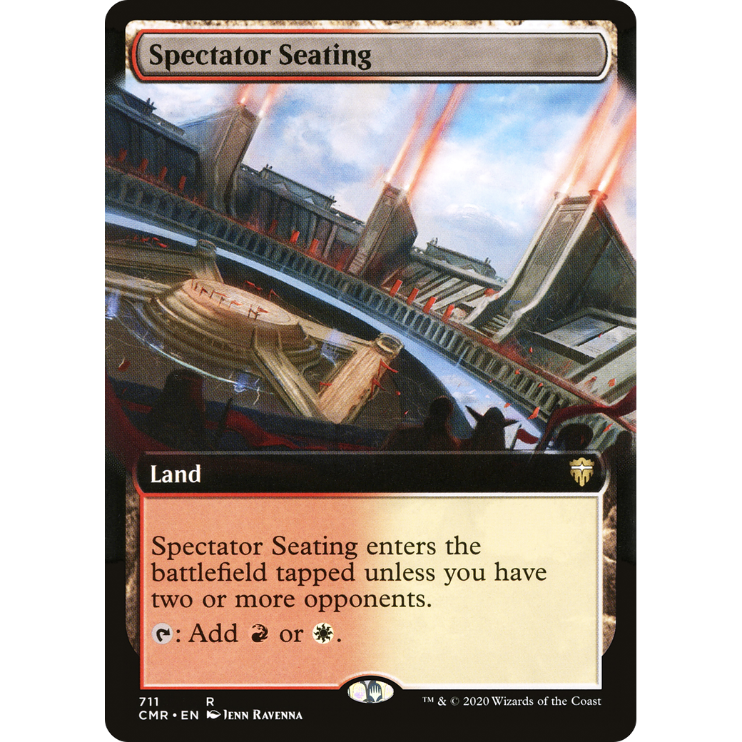 Spectator Seating (Extended Art) (CMR-711) - Commander Legends: (Extended Art) Foil