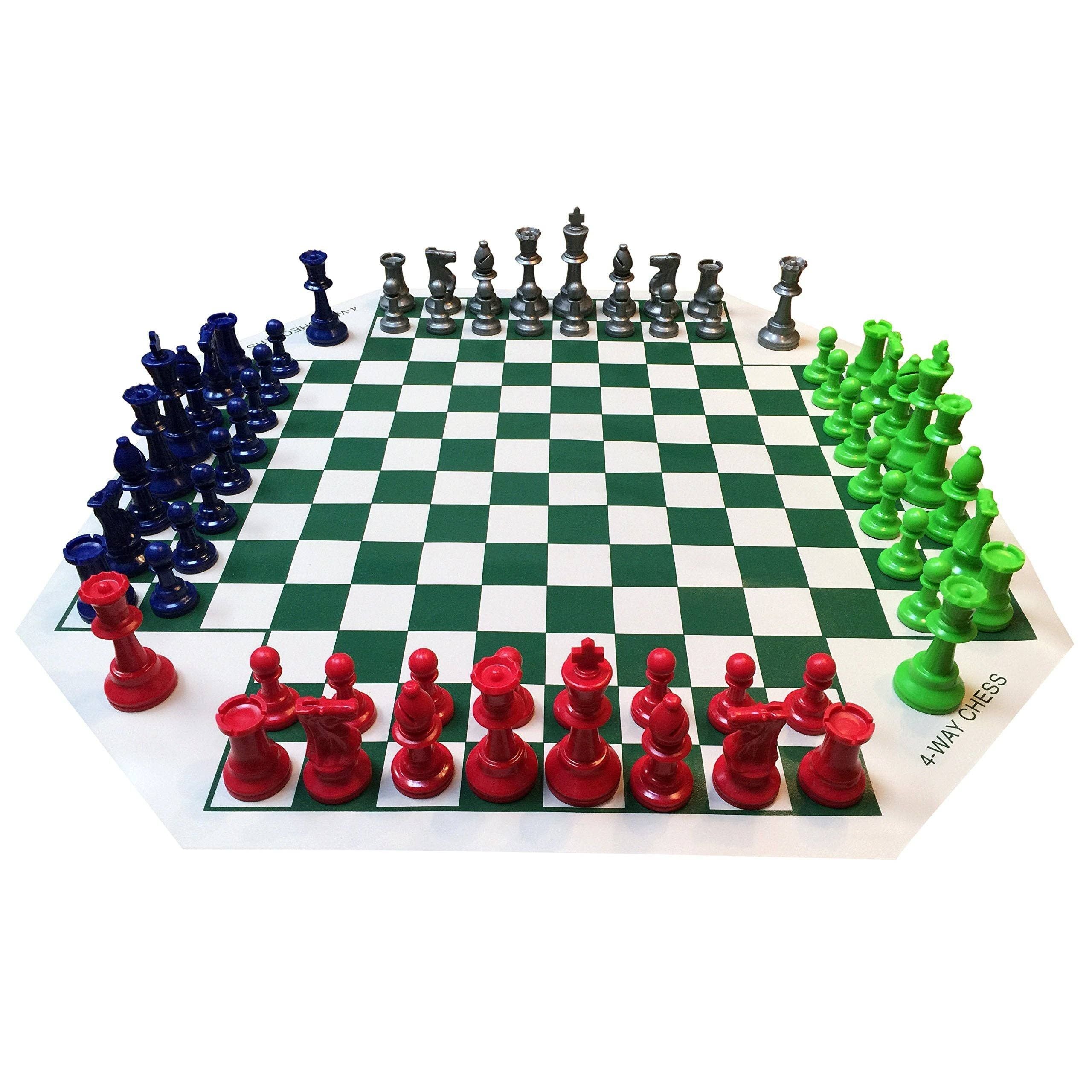 4 Way Chess Set, 3.75 in. King