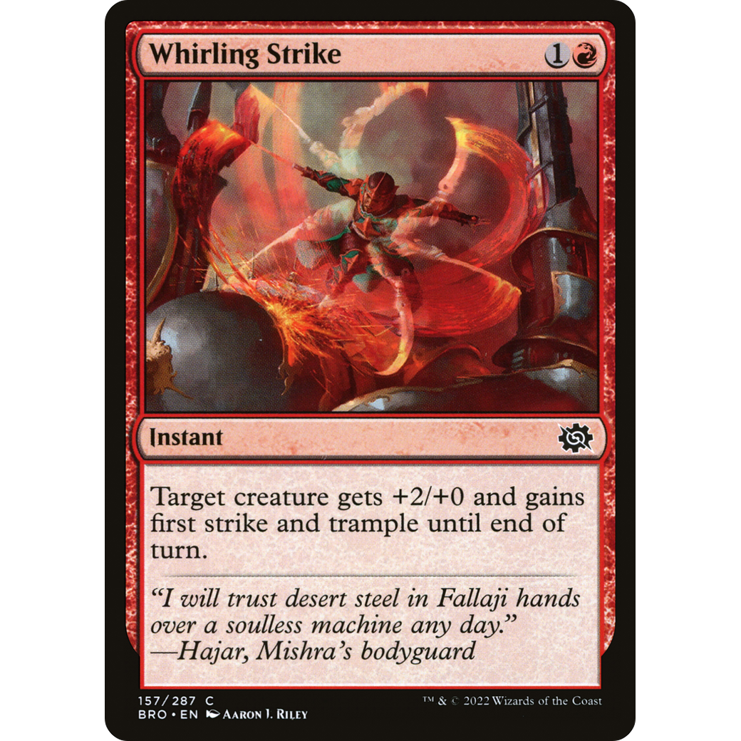 Whirling Strike (BRO-157) - The Brothers' War